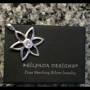 NWOT Silpada Sterling Silver Flower pendant